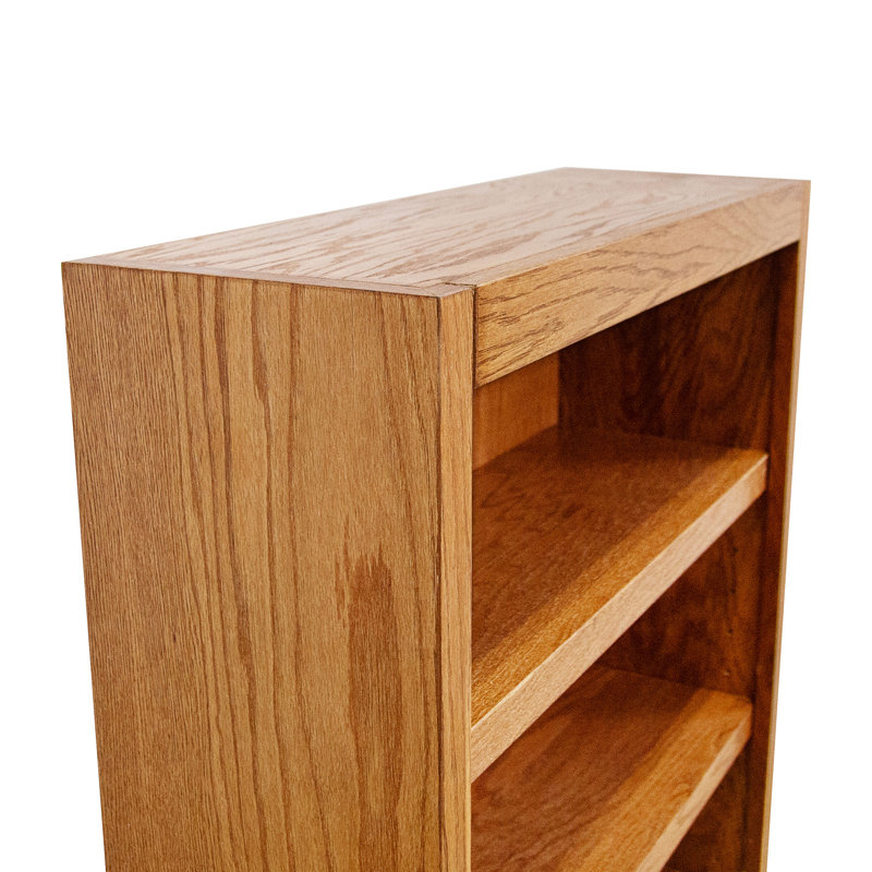 Bibliothèque en bois Port City, Chêne séché, (4 tablettes) H 48 po x l 30,5 po x P 10,63 po