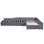 Lit de jour simple de taille simple avec lit gigogne et tiroir - Détente rembourrée, structure en contreplaqué pour la durabilité et la structure, offre un espace de couchage supplémentaire-24836242