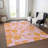 Inoa Pink Washable Indoor-Outdoor Rug - -120773029