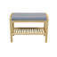 Banc de rangement pour chaussures rembourré Knarr-258254439
