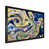 Impression noire sur toile encadrée sélectionné