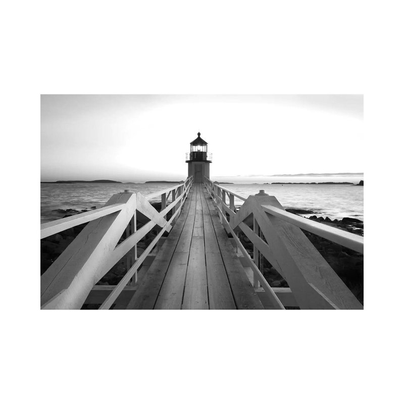 Marshall Point Lighthouse 1 Piece Wrapped Canvas Wall Art, 101.6 cm H x 66.04 cm W x 3.175 cm D