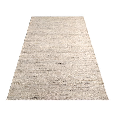 Rectangle Hand Woven Wool Area Rug