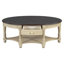 Table basse ovale vintage 45 po French Countryoval