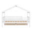 Lit simple en bois avec deux tiroirs