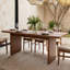Table de salle à manger en bois massif l 83,9 po Aadi, chêne