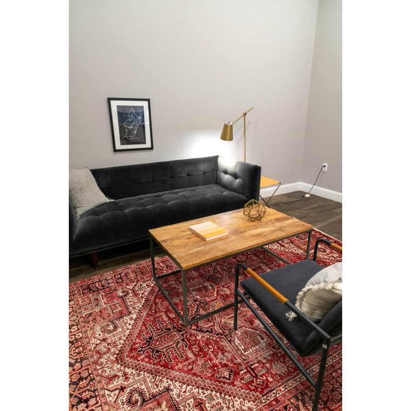 Tapis rouge unique 9 pi 10 po x 12 pi 6 po Sarabi