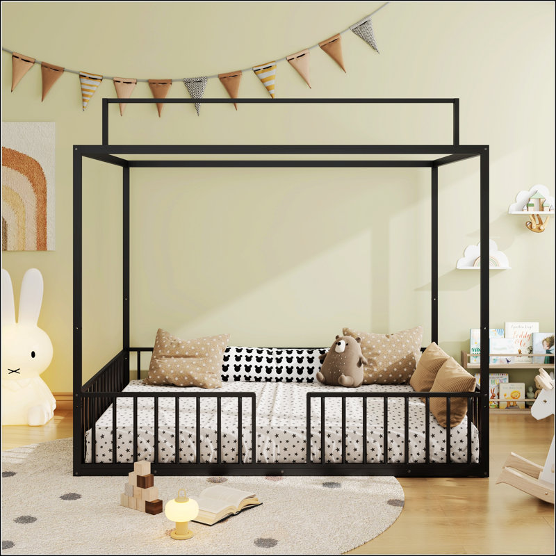 Lit de sol convertible 3-en-1 Montessori, Double