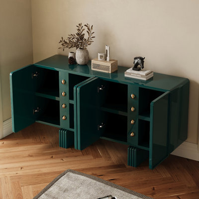 Italian-Style Luxury Lacquered Sideboard