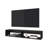 Central Floating Media Rack In Melamine With Two Shelves. Wengue-759681814