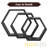 Emeria 3 Piece Hexagon Floating Shelf-633166846