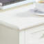 Bureau de coiffeuse avec 3 tiroirs, table de maquillage moderne ou bureau d'écriture, coiffeuse polyvalente pour la chambre à coucher, aucun miroir inclus
