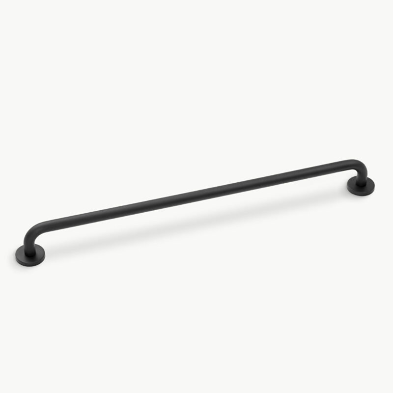 Porte-serviettes classique noir mat, Noir mat