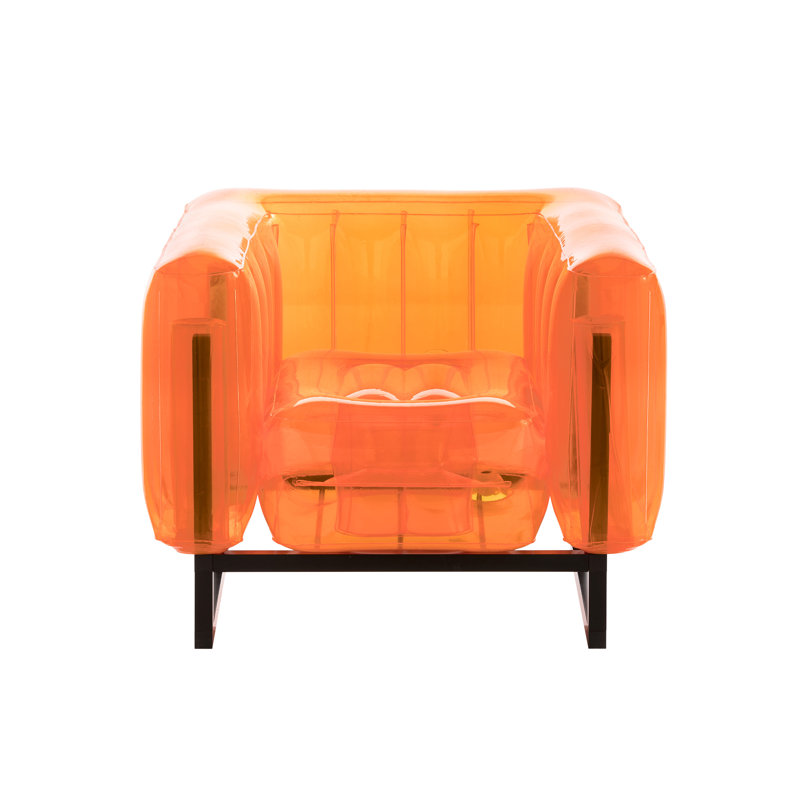 Yomi Outdoor Lounge Chair, Orange