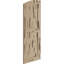 Timberthane deux panneaux plats égaux avec volets elliptiques en faux bois (par paire)-64374825-64374818-64374847