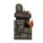 15X14.1X26.4" Decorative Two-Tiered Water Fountain With Woodland Animal Design, Outdoor Fountain With Light And Pump