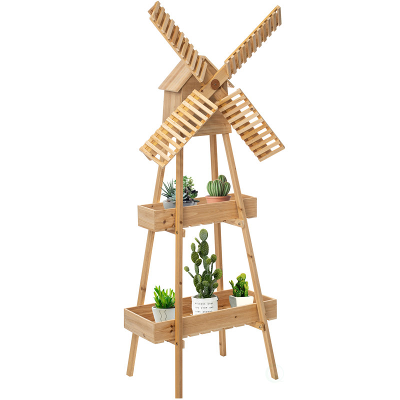 Nellora Wood Plant Stand