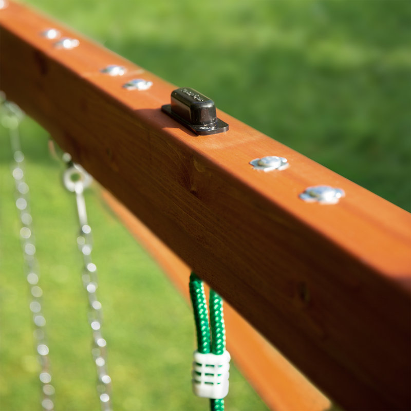 Green Plastic Disc Swing with Rope for Kids