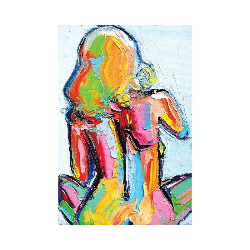 Femme 1 Piece Wrapped Canvas Painting, 101.6cm H x 66.04cm W