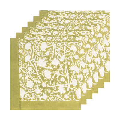 100% Cotton Floral Square Napkin
