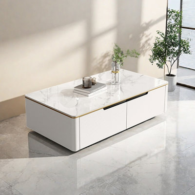 Simple rectangular rock table