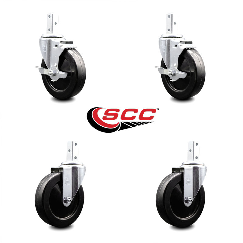 Soft Rubber Casters