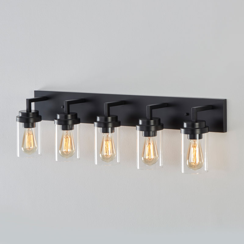 Mechthilde Dimmable Vanity Light, Black, 5