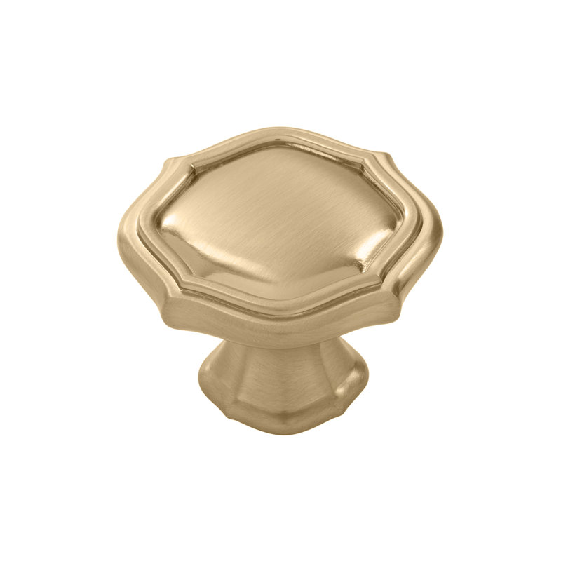 Trellis Collection Knob - 1-1/2 " Diameter Cabinet Knob - Traditional Hardware for Drawers & Cabinets, Champagne Bronze