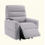 Fauteuil inclinable électrique en cuir avec mouvement