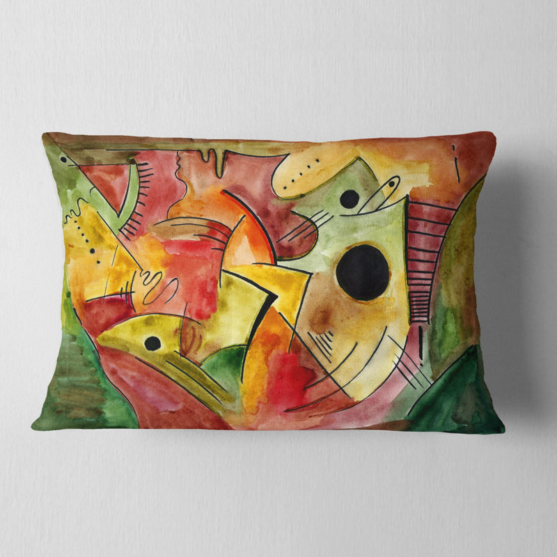 Stimulating Mood - Abstract Printed Pillow