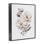 Giclée encadrée de fleurs pressées élégantes, design par lettré et doublé