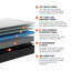 Matelas hybride en mousse viscoélastique imprégnée de gel Brooklyn Bedding-98019070-111356301