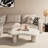 49" White Modern Free-Form Cloud-Shaped Wooden Coffee Table for Living Room with 3 Legs, Soft-Matte, Subtle-Sheen Tabletop-1314804953-1314804958