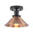8.3 in. Modern Cone Shade Semi-Flush Mount