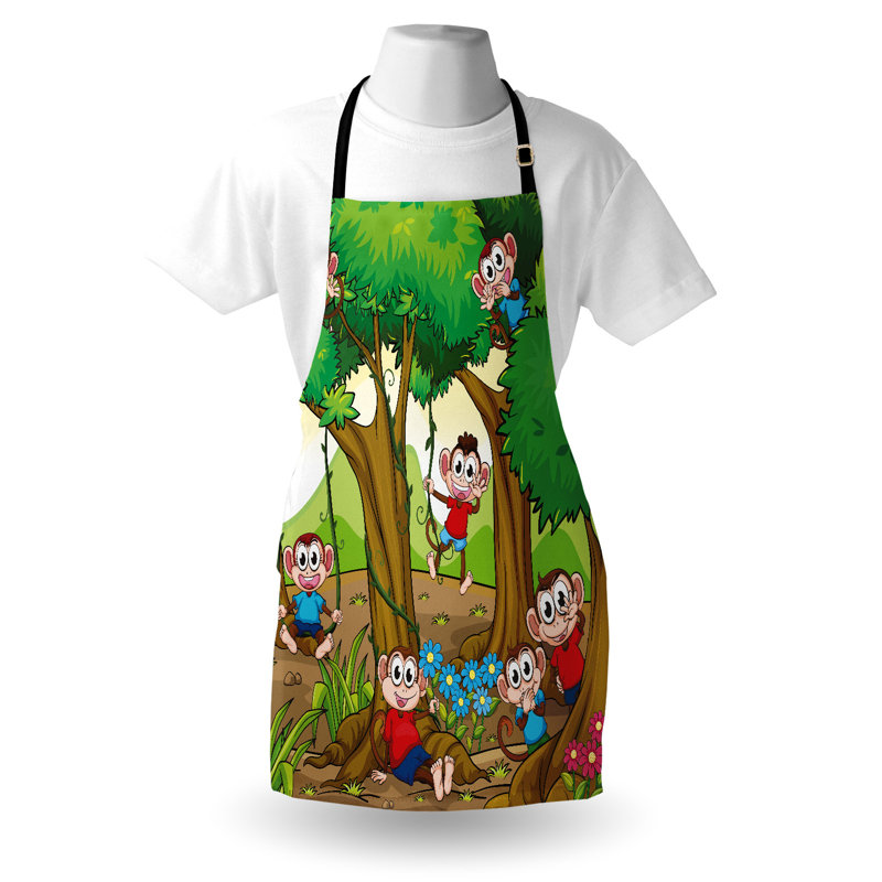 No Pattern Bib Apron