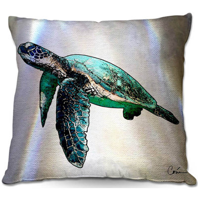 Coussin décoratif canapé mer turtle ii