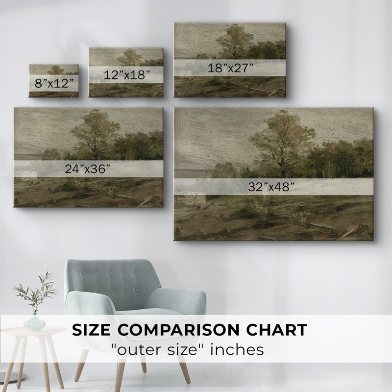 Paysages rétro-DCXCI -Galerie enveloppée Cavas, 12 x 18