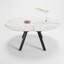 Table de salle à manger extensible moderne 47 à 63 pouces