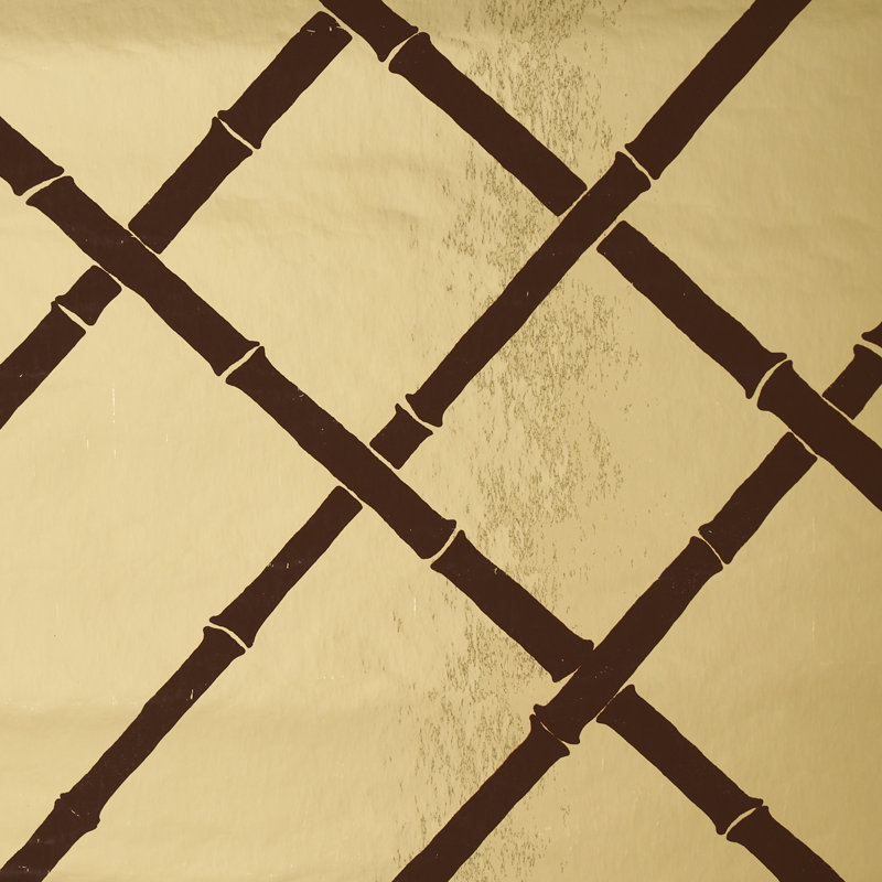 Schumacher x Cristina Buckley Trellis Metallic Wallpaper