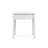 White Nightstand with Drawer