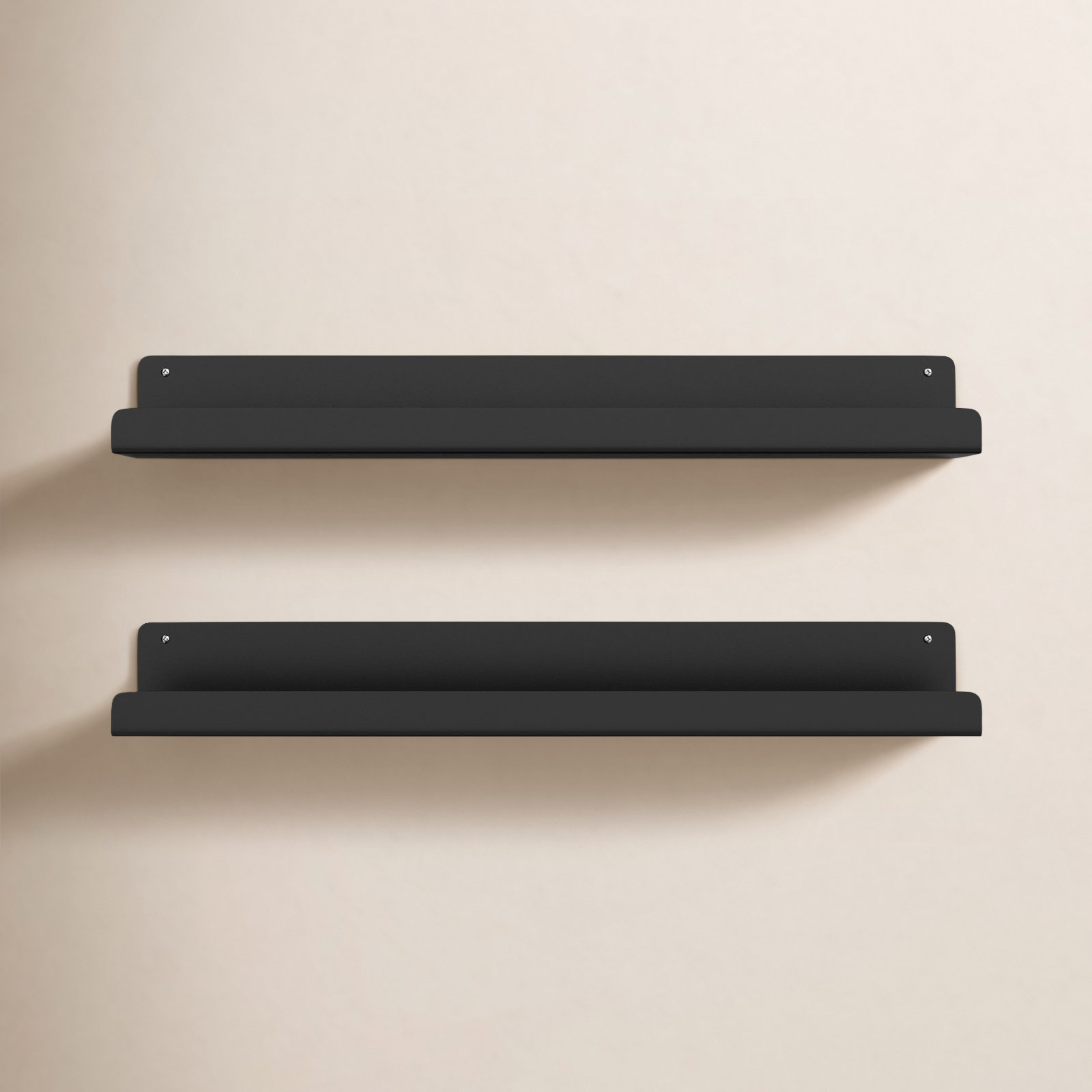 Tara 24" Floating Shelf, Black, 3.25" H x 23.75" W x 4.5" D
