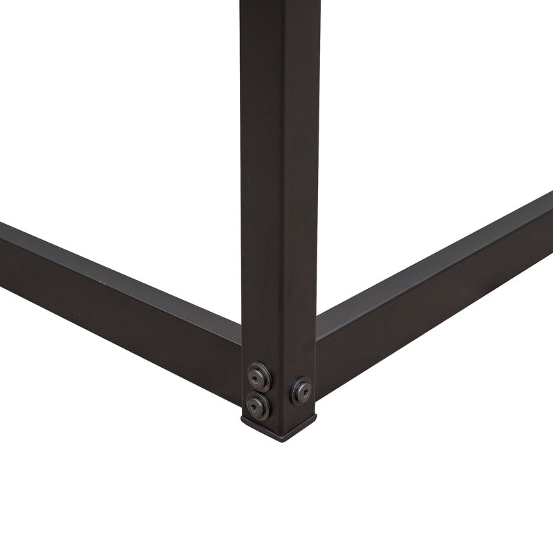 Farnhill Metal Standard Bed, Black
