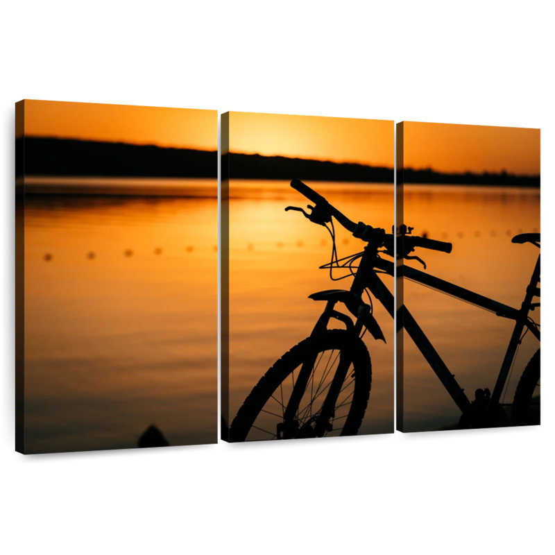 Silhouette de vélo Mehar, H 48 po x l 74 po