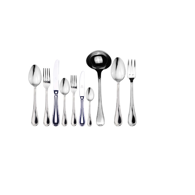 Raffaello Flatware Set with H/H Knives - 87 Pieces - Stainless Steel