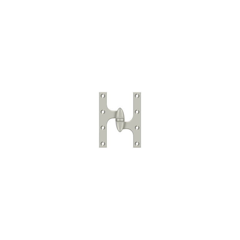Hinge, Brushed Nickel, Right Hand