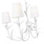 Lustre linéaire blanc texturé 6 lumières Aslin-123223221