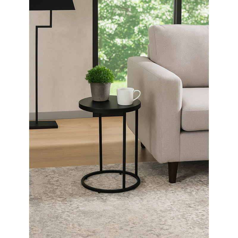 Lafayette C Table End Table, Matte Black