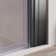 31.5'' - 33'' W x 72'' H Pivot Shower Door with Clear Tempered Glass