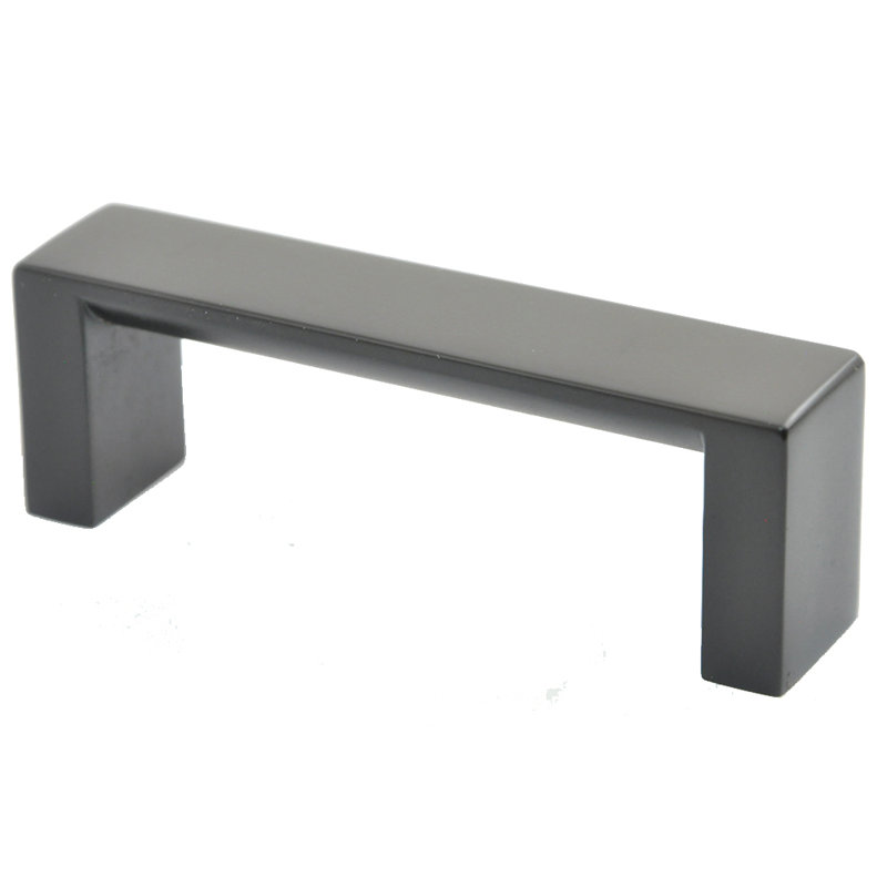 Poignée barre 3 po Modern Square, Bronze huilé