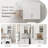 Whiffen Wall Cabinet with Panel Doors 12.75" D x 32" W x 30" H